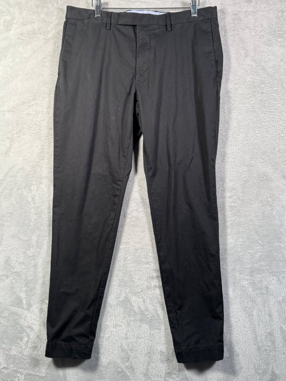 Polo Ralph Lauren Pants Mens 34x30 Black SLIM Fit Stretch Chinos Greenwich